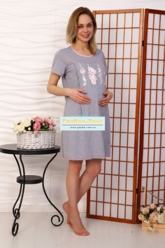 фото Сорочка для беременных и кормящих "Бэмби" №КА-98 (3П/503)
