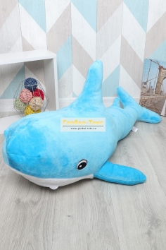 фото Подушка игрушка "Пушистик Акула голубая" №МН-ВЕЛС000002 (21/103)